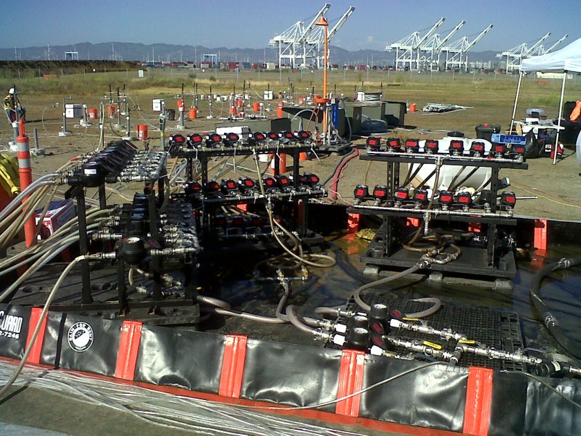 Manifold system for chemical injections