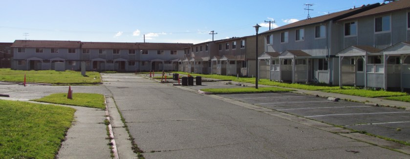 Area where the Navy has been cleaning up benzene contamination at North Housing area.