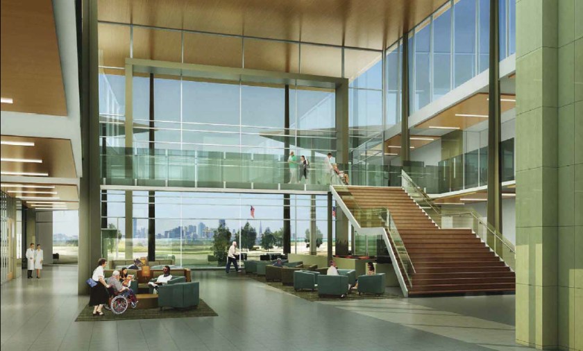 VA Lobby, looking toward San Francisco.