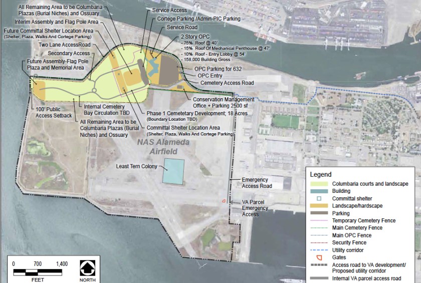 West Beach Wetland area  (partially shown in photo above) is on the lower left portion of this map.