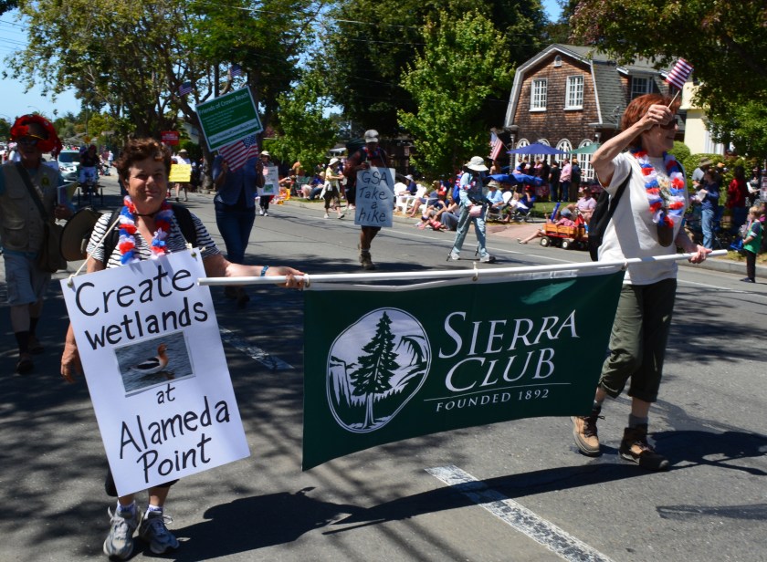 Sierra Club in Alameda's 4th of July Parade 2014