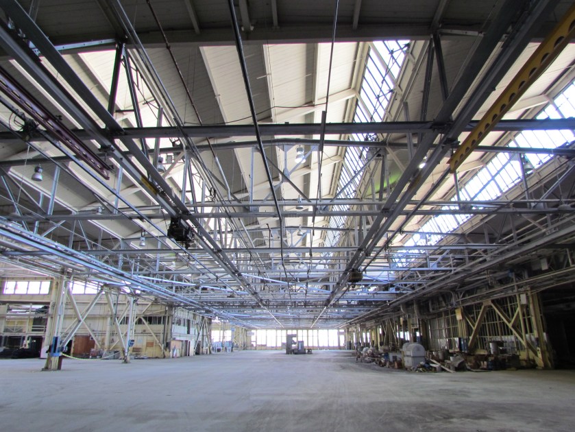 Building 5, also known as Naval Air Rework Facility (NARF), where additional radium-226 and groundwater cleanup is planned.  At the corner of West Tower Avenue and Monarch Street.