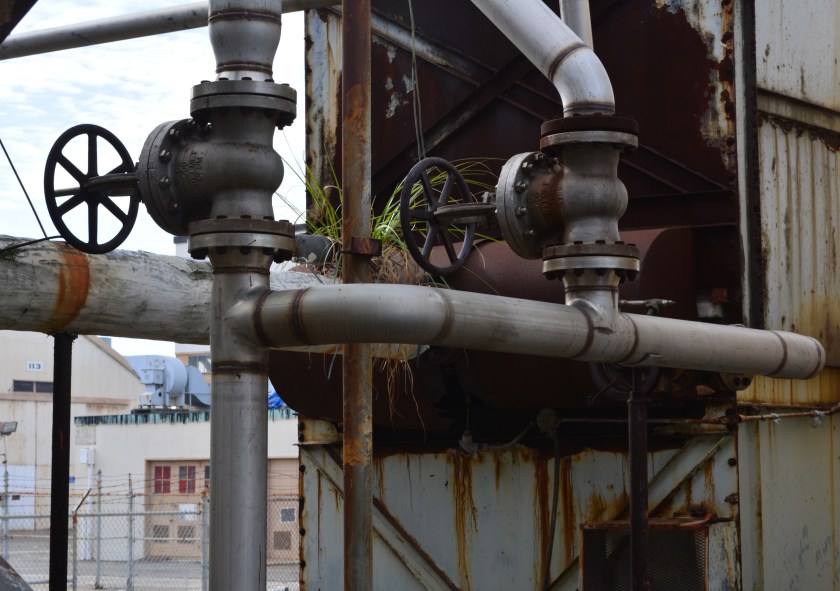 Industrial parcel on Site A that will be demolished to make way for Appezzato Parkway.