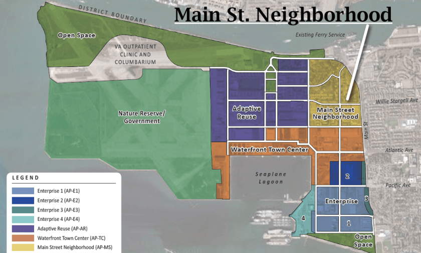 Alameda Point zoning - Main St. neighborhood