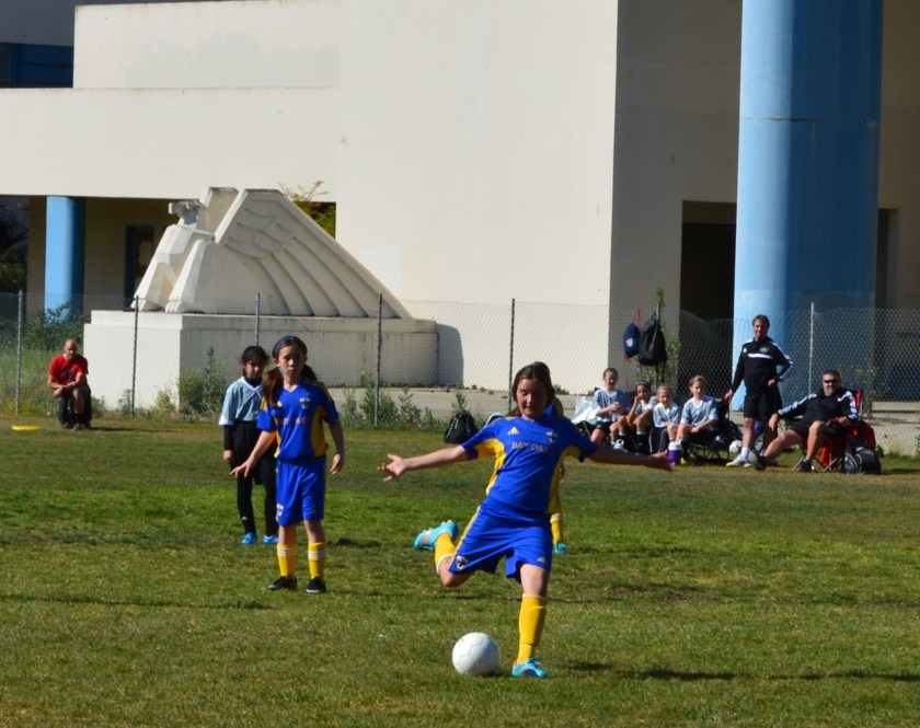 Soccer on the BEQ Quadrangle