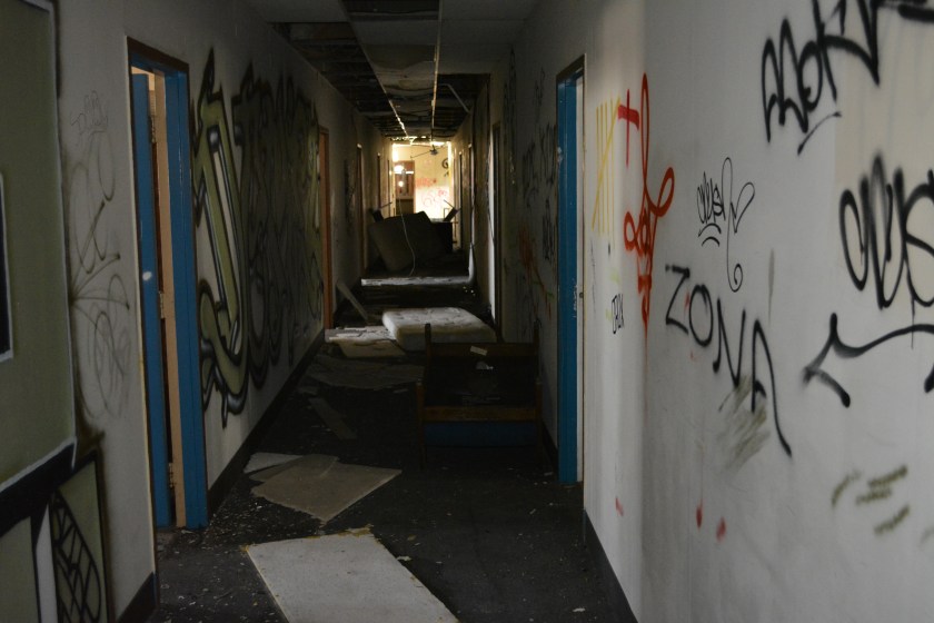 Living quarters on second floor of BEQ Mess Hall.