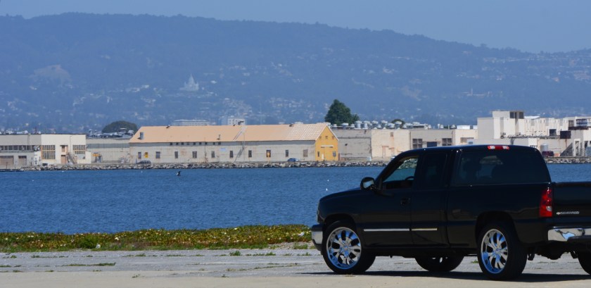 This driver was approached by security shortly after photo was taken as he was leaving.