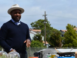Bryant Terry at APC farm luncheon