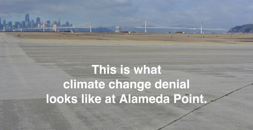 The federal government, oblivious to inevitable inundation of this area by sea level rise, has no plan to transition this landscape to wetland and marsh. It will become an ecologically useless flooded expanse of pavement.