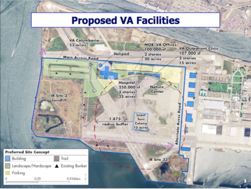 VA proposal (with hospital) presented to the community on December 18, 2008.