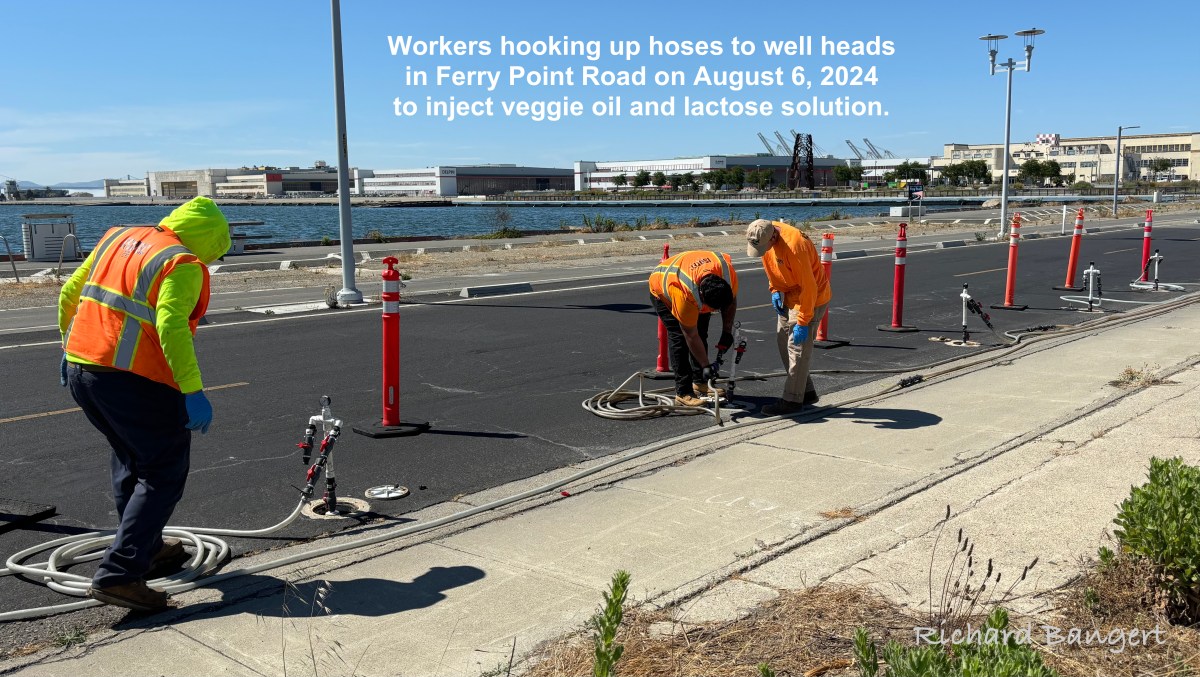 Veggie oil, lactose key to cleaning up toxic groundwater at Alameda&nbsp;Point