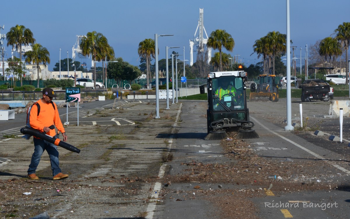 Public Works cleans up storm debris at Alameda&nbsp;Point